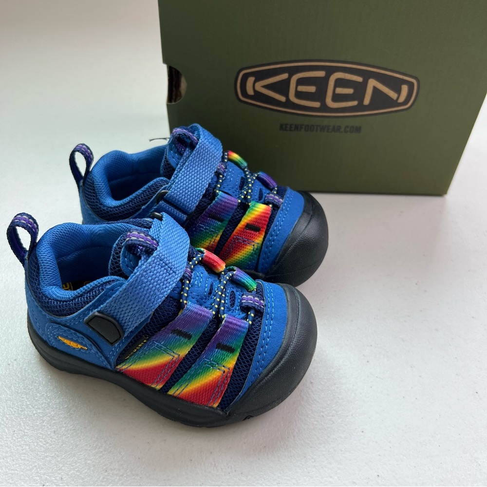 Keen Newport H2 Bright Cobalt Blue Rainbow Sandals - Picture 5 of 13